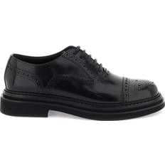 Dolce & Gabbana Oxford Dolce & Gabbana Brushed Leather Oxford Lace-Ups Black