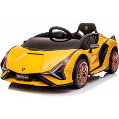 Lamborghini elbil barn Megaleg Lamborghini Sian elbil till barn 12v m/4xmotor, Gummihjul, 2.4G