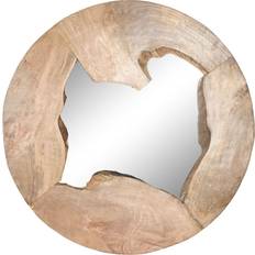 Home ESPRIT Natural Mango wood Wall Mirror