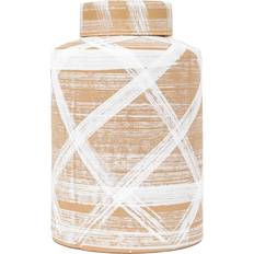 Brown Vases Gallery Interiors Tinka Jar Reactive Brown & Vase