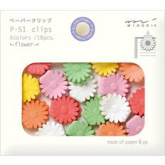 Midori P-51 Clips Flower Pack of 18, none