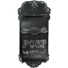 Zeitzone Briefkasten post zink vintage postkasten patiniert landhausstil