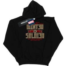 Vaatteet Marvel Damen/Damen Winter Soldier Trigger Badge Kapuzenpullover