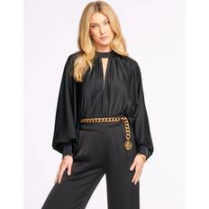 Ramy Brook Bojana Long Sleeve Blouse in Black BLACK