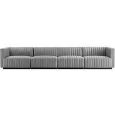 4 Seater - Sofa Beds Sofas modway Conjure Channel Sofa 4 Seater