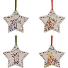 Disney Winnie The Pooh Pack of 4 Christmas Tree Decorations