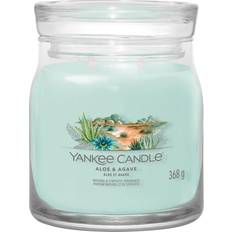 Blue Candlesticks, Candles & Home Fragrances Yankee Candle Signature Medium Jar Aloe & Agave Scented Candle 104g