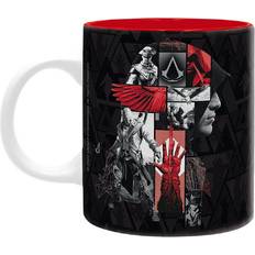ABYstyle Assassin's Creed 320 ml Våbenskjold Sort Og Rød Krus