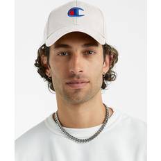 Champion Women Accessories Champion Classic Twill Hat, Embroidered Logo White ONE Unisex