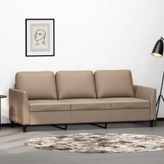 Homie 3-Sitzer-Sofa Cappuccino-Braun 180 cm Sofa