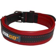 Yago M Sort Rød Hundehalsbånd 34-43 cm
