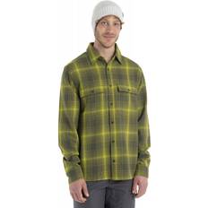 Icebreaker Herren Hemden Icebreaker Herren Dawnder Shirt, Loden/Bio Lime