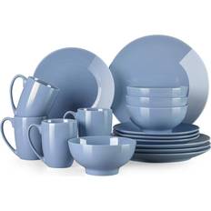 VEWEET LOVECASA 16-Piece Light Purple Dinner Set 16