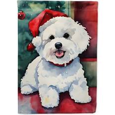 Caroline's Treasures Bichon Frise Christmas Garden Flag 11.25