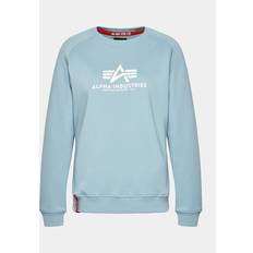 Alpha Industries Women Jumpers Alpha Industries New Basic Sweater Wmn Sweatshirt für Damen Greyblue