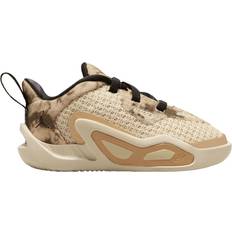 Bruna Basketskor Barnskor Nike Tatum 1 TD - Fossil/Sesame/Electric Green/Black