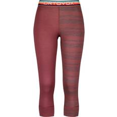 Ortovox Pink Tøj Ortovox 185 Rock 'N' Wool Short Base Layer Bottoms mountain rose