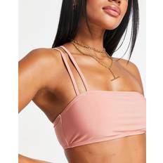 NA-KD Oneshoulder Bikinitop - Rød