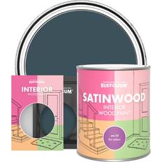 Paint Rust-Oleum Interior Evening Wood Paint Blue 0.75L