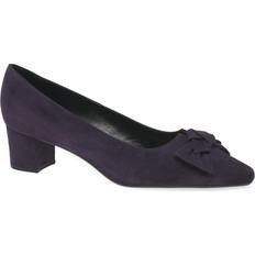 Peter Kaiser Blia Womens Suede Court Shoes Purple