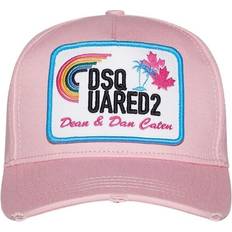 Rosa Capser DSquared2 D2 Patch Baseball Cap Rosa