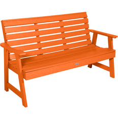 Orange Garden Benches Riverside 5-Foot