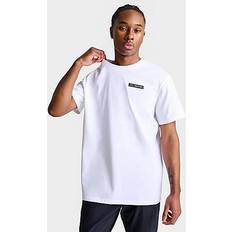 Fabric - Men T-shirts Under Armour Men's Heavyweight Label Short Sleeve White Black