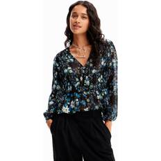 Desigual Blouses Desigual Bluse 23WWBW06 Blau Regular Fit