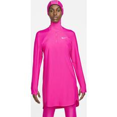 Tankinis Nike Women's Victory Full-Coverage Swim Tunic in Pink, NESSA440-672