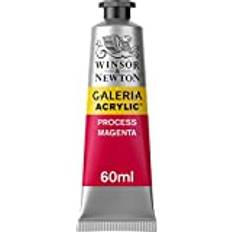 Winsor & Newton 2120533 Galeria akrylfärg, hög pigmentering, ljusäkta, knappig konsistens, 60 ml tub – processmagenta