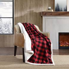 Checkered Blankets Eddie Bauer Buffalo Blankets Red (152.4x127)