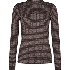 Hype The Detail Printed Blouse - Brown