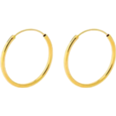 Pernille corydon plain hoops Pernille Corydon Mini Plain Hoops - Gold