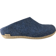 Leer Pantoffels Glerups The Slip-On Shoe - Navy Blue