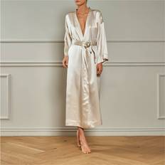 Beige - Donna Accappatoi Cascade Robe Champagne