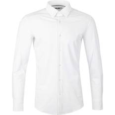 Boss Black P Hank Kent C1 222 Shirt in White Norton Barrie 17.5"