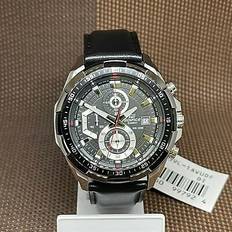 Casio Waterproof Mens Black Analog EFR-539L-1AV