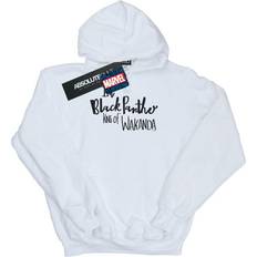 Tops Marvel Am Black Panther Hoodie White