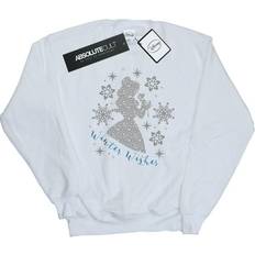 Disney Princess Belle Christmas Silhouette Sweatshirt White