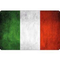 Blechschild 30 x 20 cm Flagge Italien