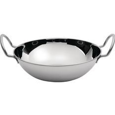 Avec Poignée Saladiers Olympia Plat À Sauce Balti Inox 154 mm - Argent Saladier 14.8cm 0.56L