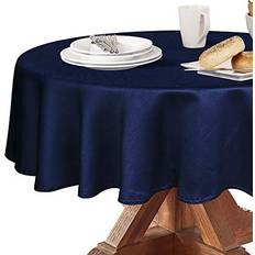 Textiles Obstal 210GSM Round Oil-Proof Tablecloth Blue