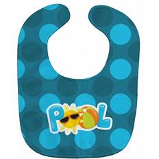 Polyester Food Bibs Caroline's Treasures Summer Pool Baby Bib