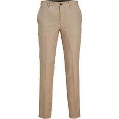 Jack & Jones Jprsolaris Super Slim Fit Tailored Trousers Beige