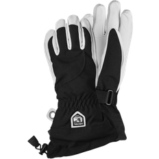 Hestra Heli Female 5-finger Ski Gloves - Black/Off-White