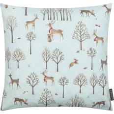 50.0 cm Cushion Covers Magma wintry hirsch hellblau Kissenbezug (50x50cm)