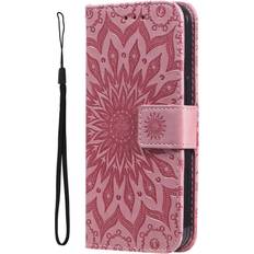 Leather Cover with Strap for iPhone 15 Pro