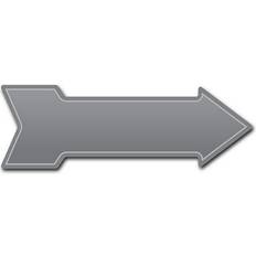 Grey Wall Decor SignMission 10 & Direction Sticker Vinyl Wall Decor