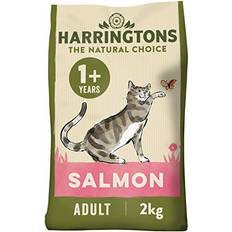 Harringtons Complete Adult Salmon Dry Cat food 2kg, Pack 4