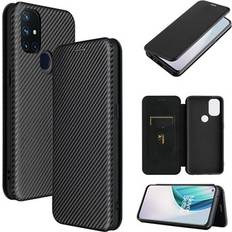 MTP Products OnePlus Nord N10 5G Flip Cover Karbonfiber Sort